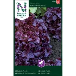Pluksalat 'Red Salad Bowl' Lactuca Sativa 'Red Salad Bowl'