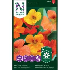 Slyngblomsterkarse Mix Big Pack Tropaeolum Majus