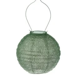 Solcelle Lanterne Occult Lysegrøn Lumiz Solcelle Lanterne Occult Rund 20 Cm