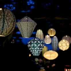 Solcelle Lanterne Sashiko Lysegrøn Lumiz Solcelle Lanterne Sashiko Diamand 28 Cm -Siriu Planter Butik p36342 54419 lumiz solcelle lanterne sashiko c4a6