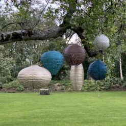 Solcelle Lanterne Mandela Havblå Lumiz Solcelle Lanterne Mandela Ballon 30 Cm -Siriu Planter Butik p36347 54357 lumiz solcelle lanterne mandela daed