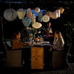 Solcelle Lanterne Mandela Havblå Lumiz Solcelle Lanterne Mandela Ballon 30 Cm -Siriu Planter Butik p36347 54358 lumiz solcelle lanterne mandela efbc