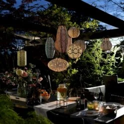 Solcelle Lanterne Paisley Havblå Lumiz Solcelle Lanterne Paisley Lang Oval 20 Cm -Siriu Planter Butik p36351 54405 lumiz solcelle lanterne paisley d955