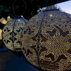 Solcelle Lanterne Marrakesh Taupe Lumiz Solcelle Lanterne Marrakesh Rund 30 Cm -Siriu Planter Butik p36357 54369 lumiz solcelle lanterne marrakesh 29ba