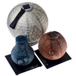 Lumiz Lanterneholder 20 Cm Lumiz Metal Plade 20 Cm Sort