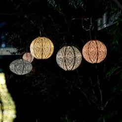 Solcelle Lanterne Ikat Mørkeblå Lumiz Solcelle Lanterne Ikat Rund 30 Cm -Siriu Planter Butik p36366 54323 lumiz solcelle lanterne ikat d6fc