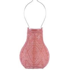 Solcelle Lanterne Ikat Orange Lumiz Solcelle Lanterne Ikat Bulb 16 Cm