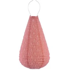 Solcelle Lanterne Fan Orange Lumiz Solcelle Lanterne Fan Drop 28 Cm