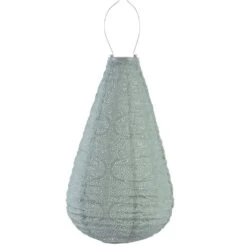 Solcelle Lanterne Tigres Lysegrøn Lumiz Solcelle Lanterne Tigres Drop 28 Cm